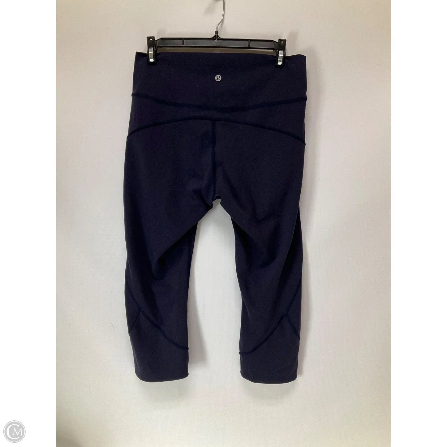 Athletic Leggings Capris By Lululemon In Navy, Size: 10
