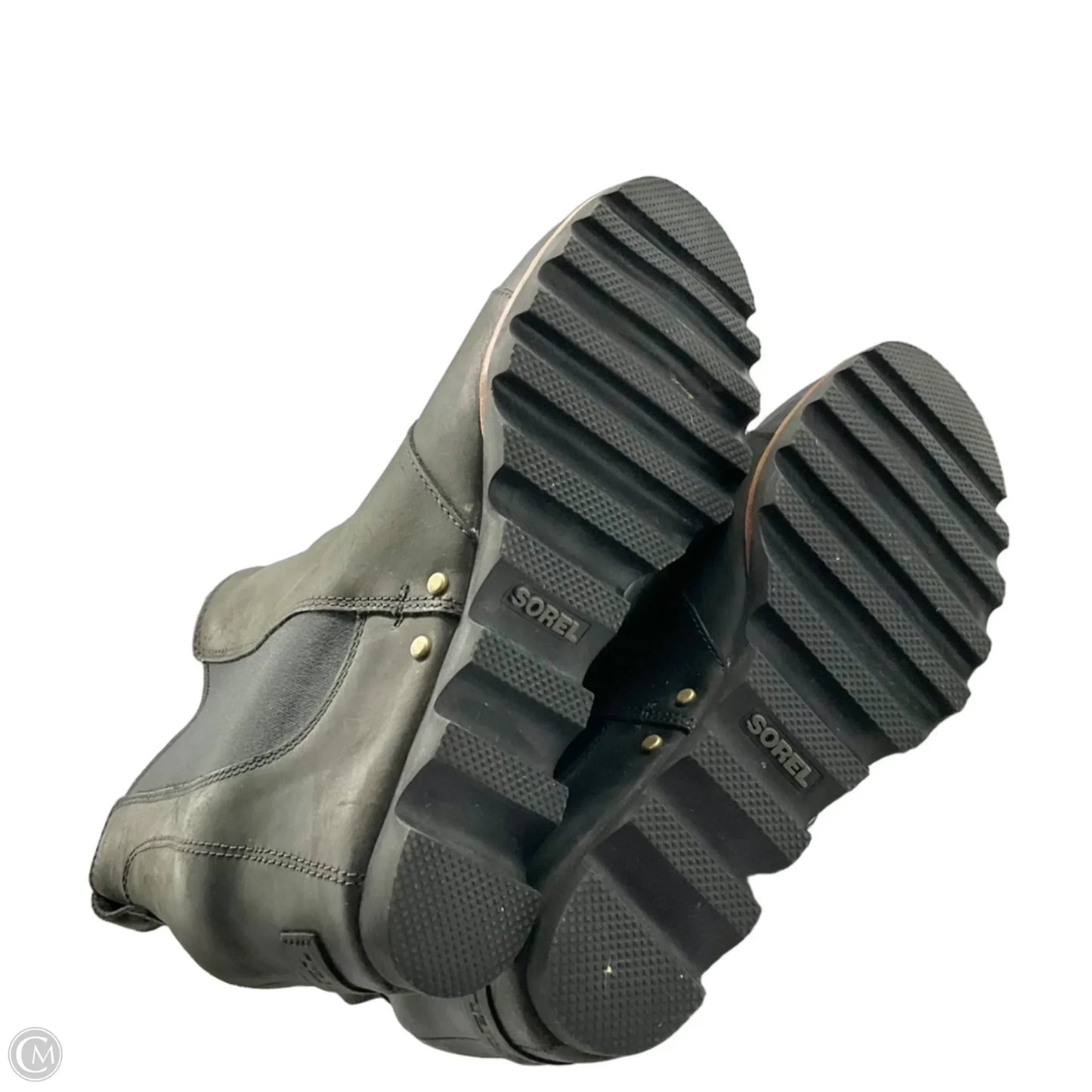 Boots Ankle Heels By Sorel In Black, Size: 9.5