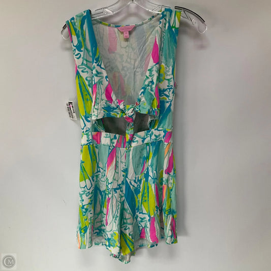 Romper Designer By Lilly Pulitzer In Tropical Print, Size: Xs