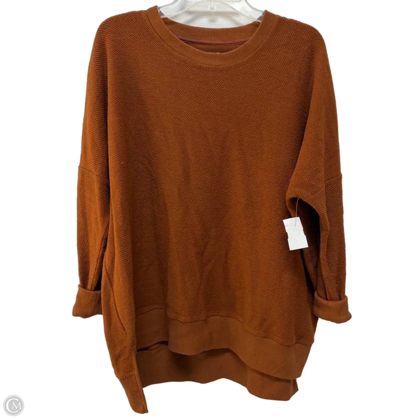 Top Long Sleeve By Aerie In Brown, Size: S