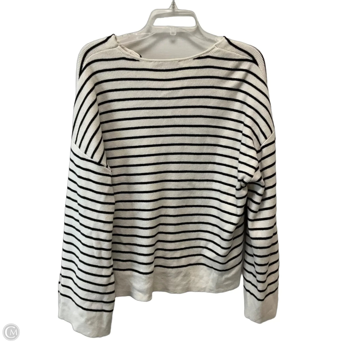Sweater By Loft In Striped Pattern, Size: L