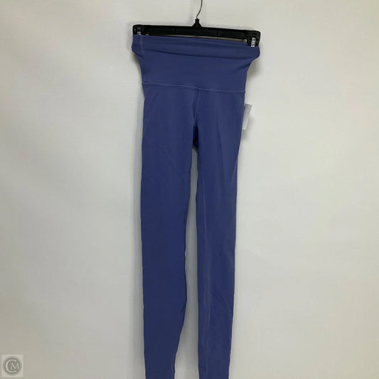 Athletic Leggings By Lululemon In Blue, Size: 0