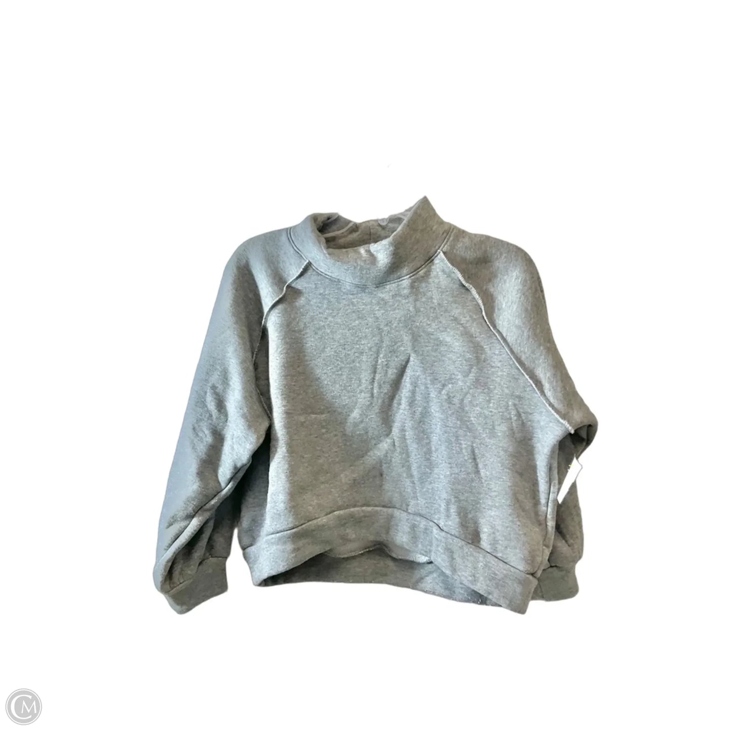 Sweatshirt Collar By Lna In Grey, Size: S