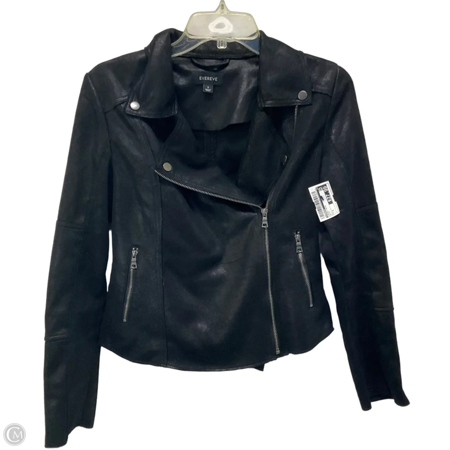 Jacket Moto By Evereve In Black, Size: S