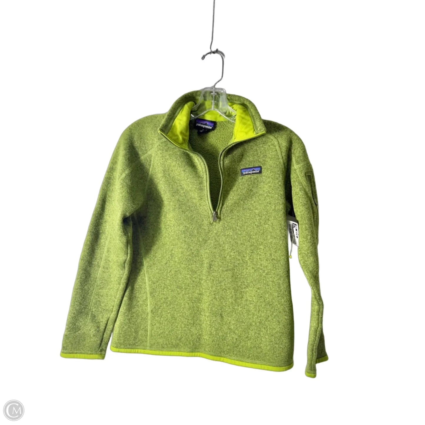 Athletic Jacket By Patagonia In Green, Size: S