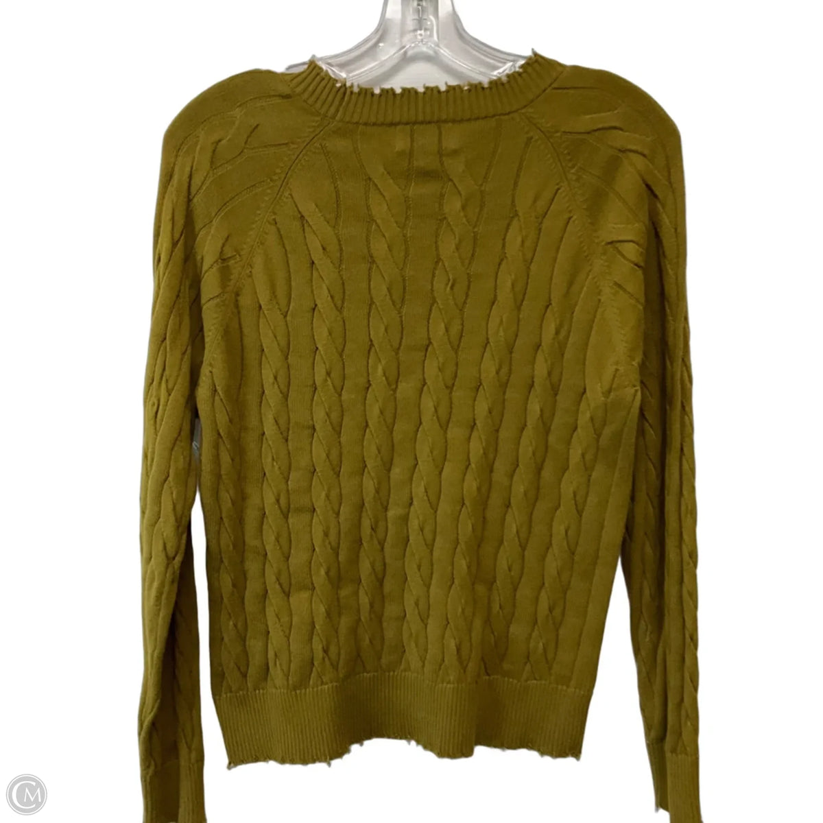 Top Long Sleeve By Evereve In Brown, Size: M