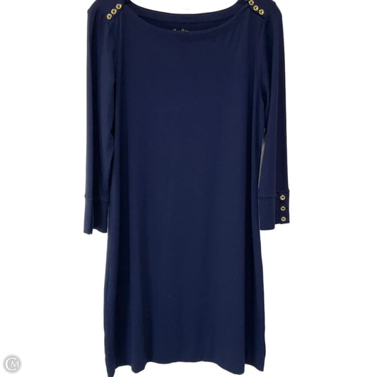 Dress Designer By Lilly Pulitzer In Navy, Size: L