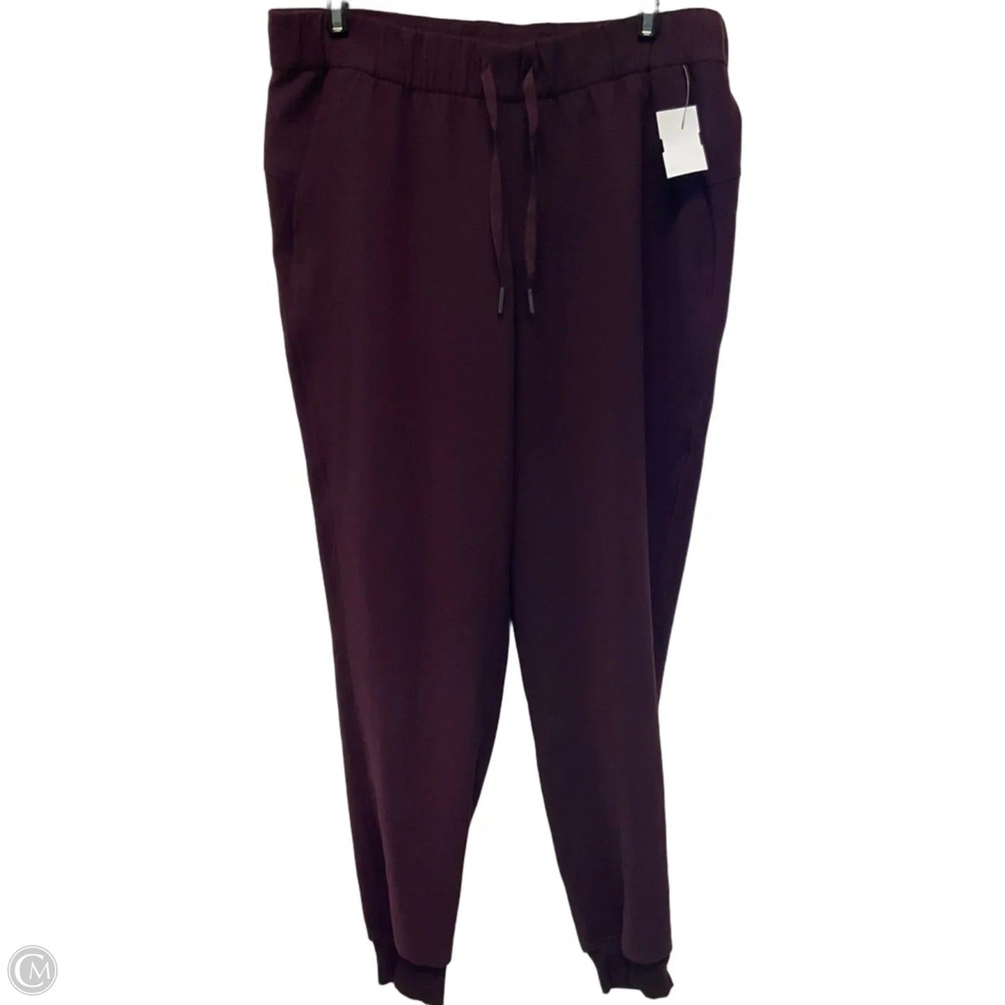 Athletic Pants By Lululemon In Maroon, Size: 8