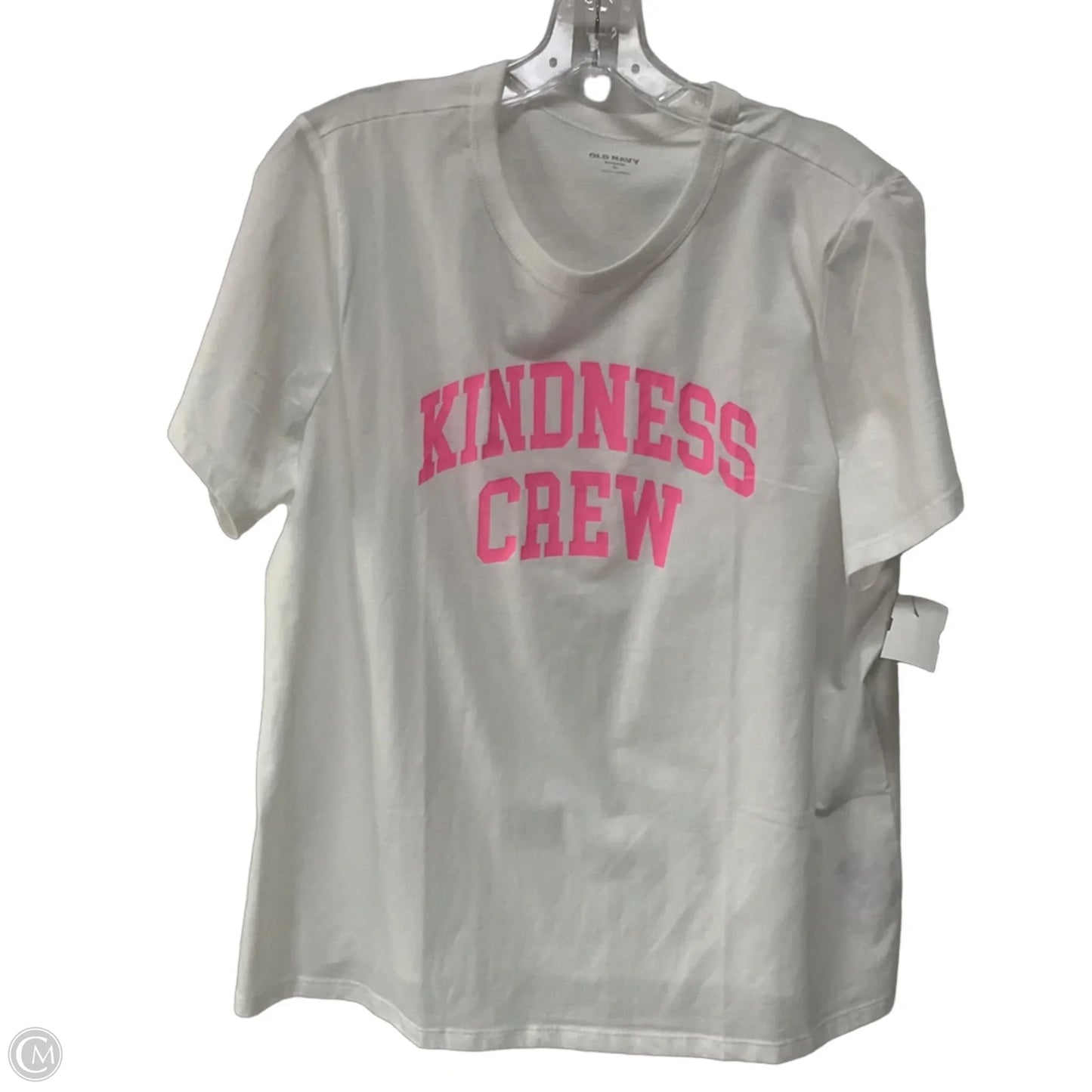 Top Short Sleeve Basic By Old Navy In White, Size: Xl