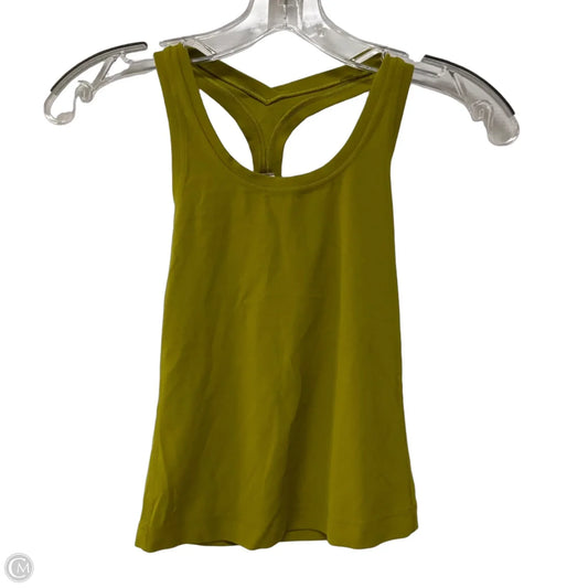Athletic Tank Top By Lululemon In Green, Size: 0