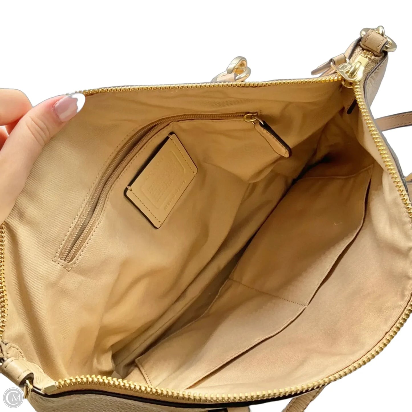 Handbag Designer By Coach, Size: Medium