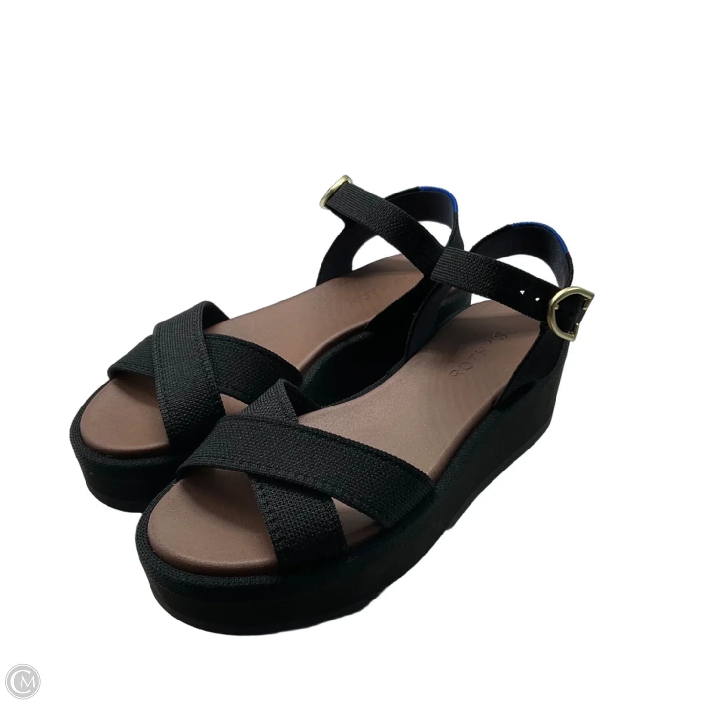 Sandals Flats By Rothys In Black, Size: 8