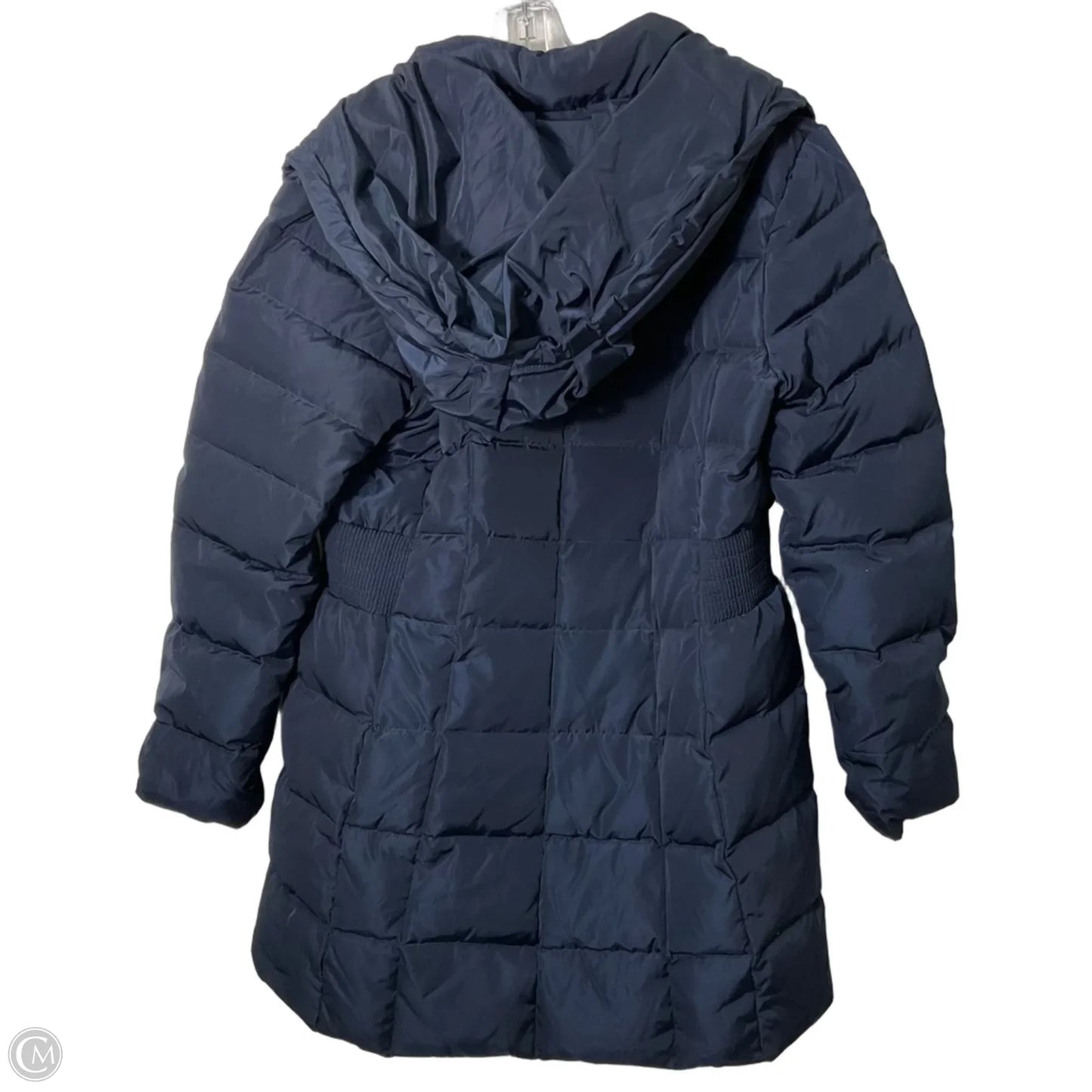 Coat Puffer & Quilted By Cole-haan In Navy, Size: L