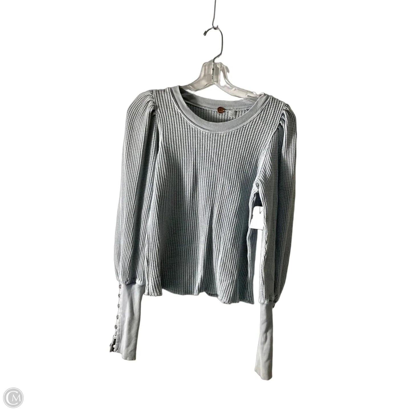 Top Long Sleeve By Free People In Blue, Size: L