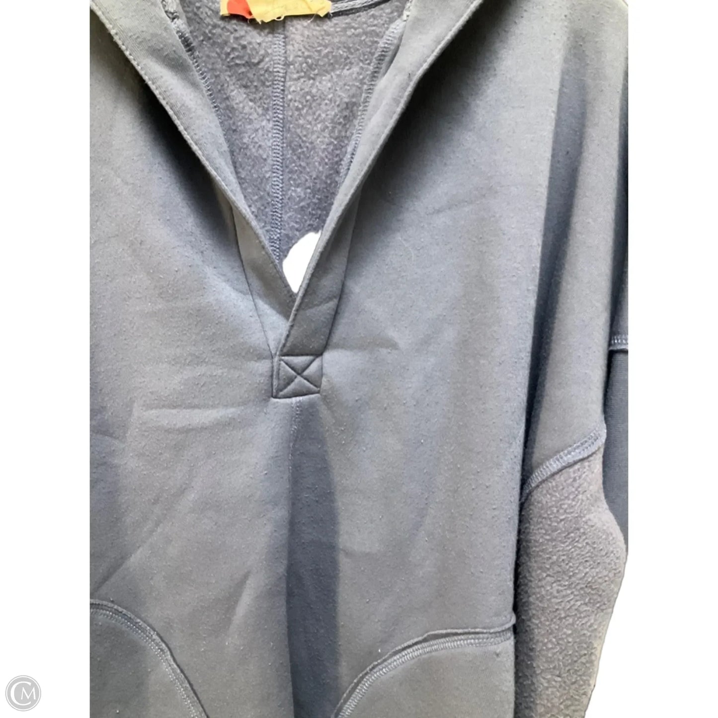 Sweatshirt Collar By Free People In Blue, Size: S