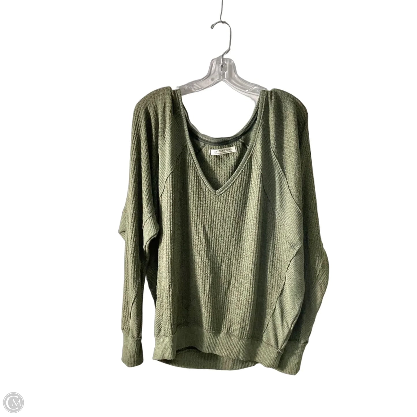 Top Long Sleeve By We The Free In Green, Size: M