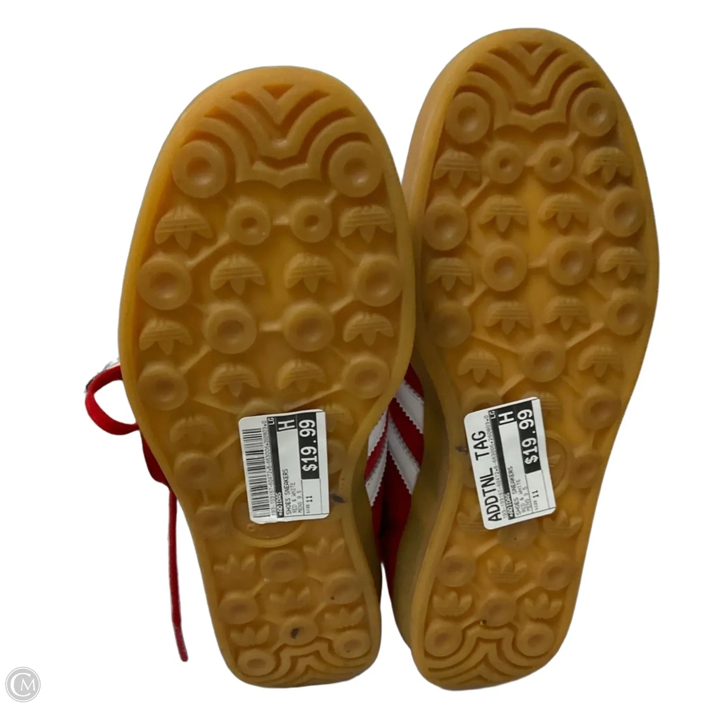 Shoes Sneakers By Adidas In Red & White, Size: 11