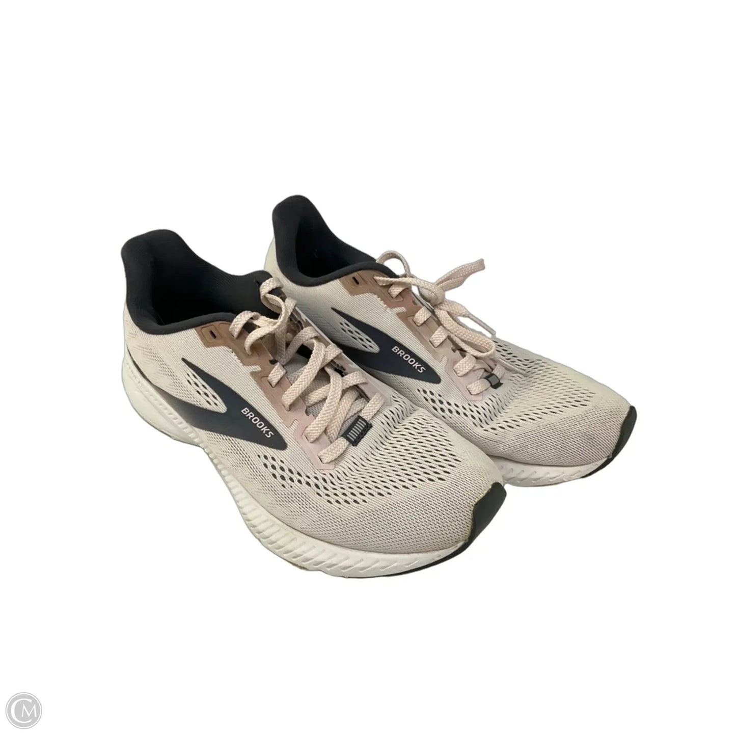 Shoes Athletic By Brooks In Grey & Pink, Size: 9