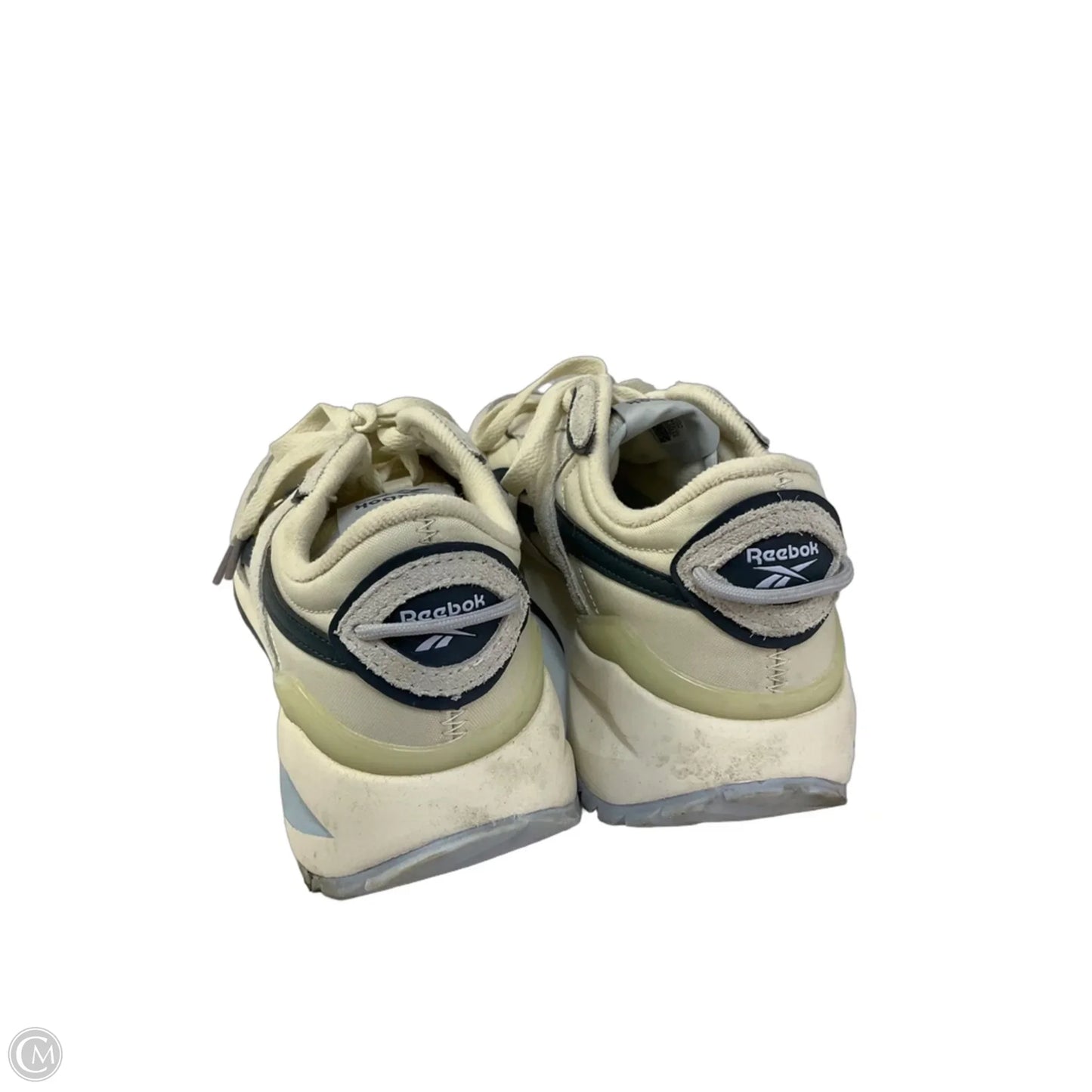 Shoes Sneakers By Reebok In Blue & Cream, Size: 8.5