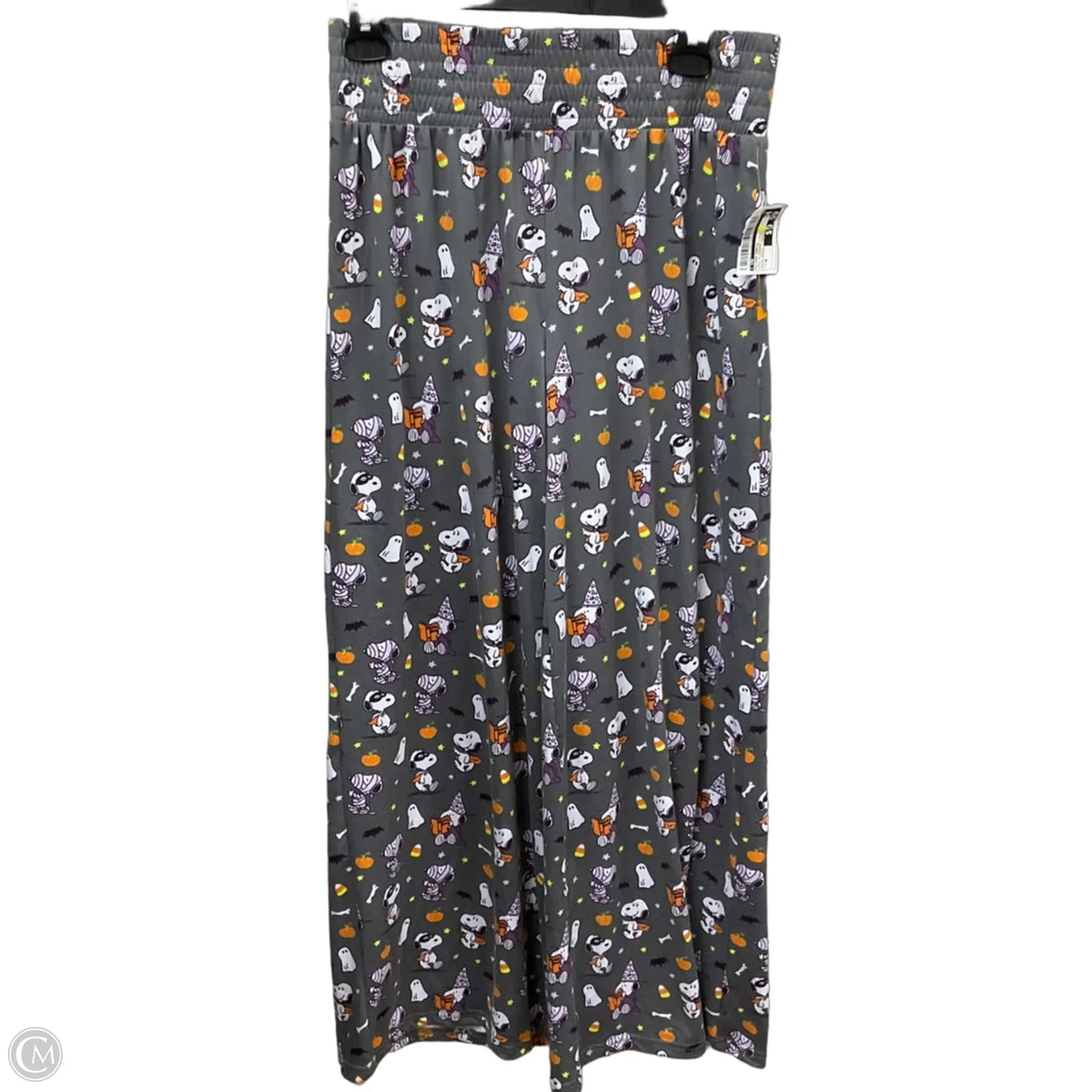 Pajama Pants By Cme In Grey & Orange, Size: M