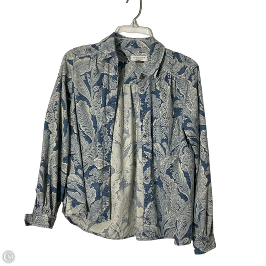 Top Long Sleeve By Pilcro In Beige, Size: Xs