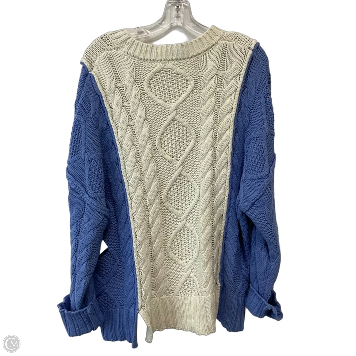 Sweater By Altard State In Blue & White, Size: M