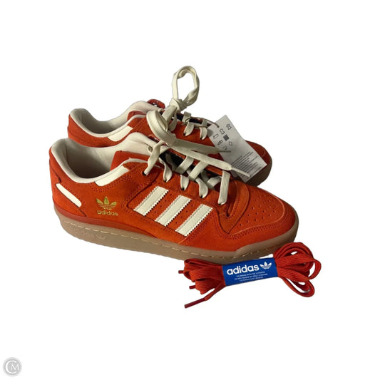 Shoes Sneakers By Adidas In Orange & White, Size: 7.5
