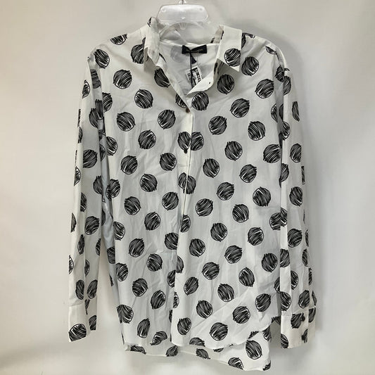 Black & White Top Long Sleeve Cma, Size L