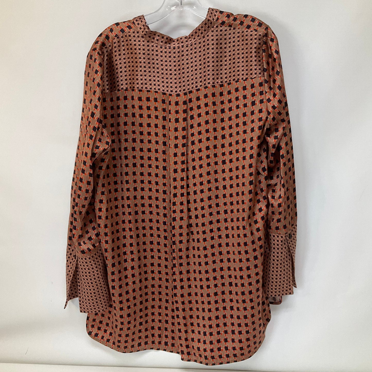 Multi-colored Top Long Sleeve Lafayette 148, Size L