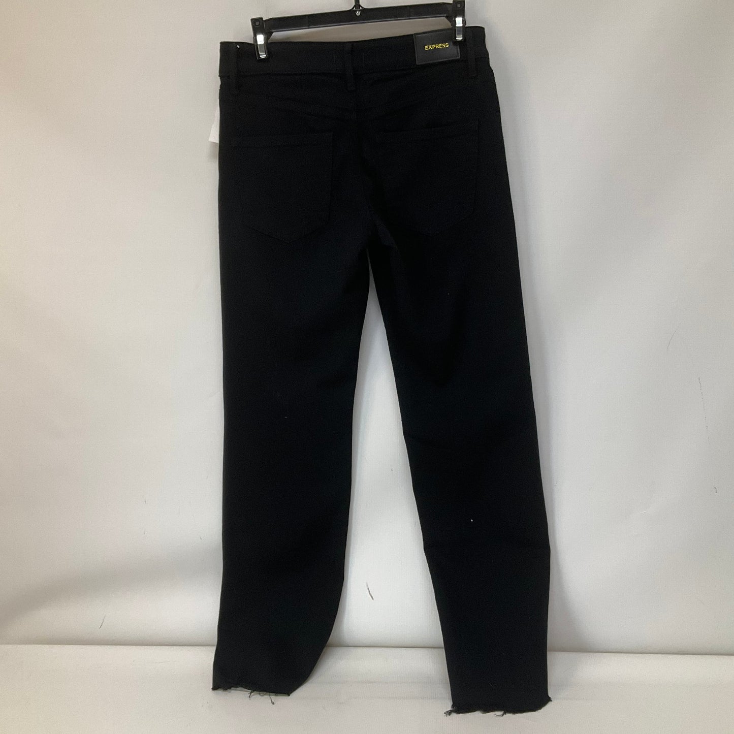 Black Denim Jeans Skinny Express, Size 0