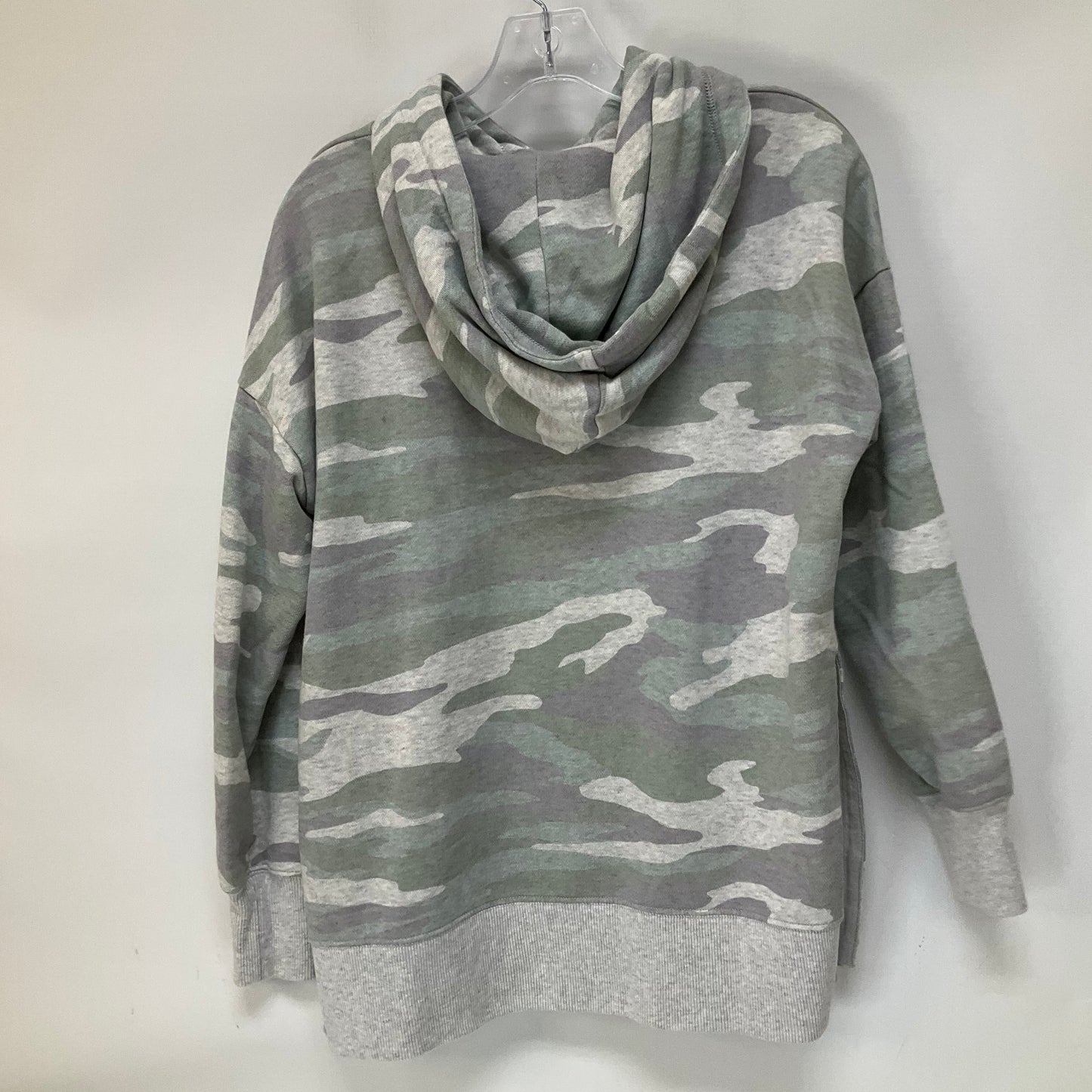 Camouflage Print Athletic Sweatshirt Hoodie Aerie, Size Xs