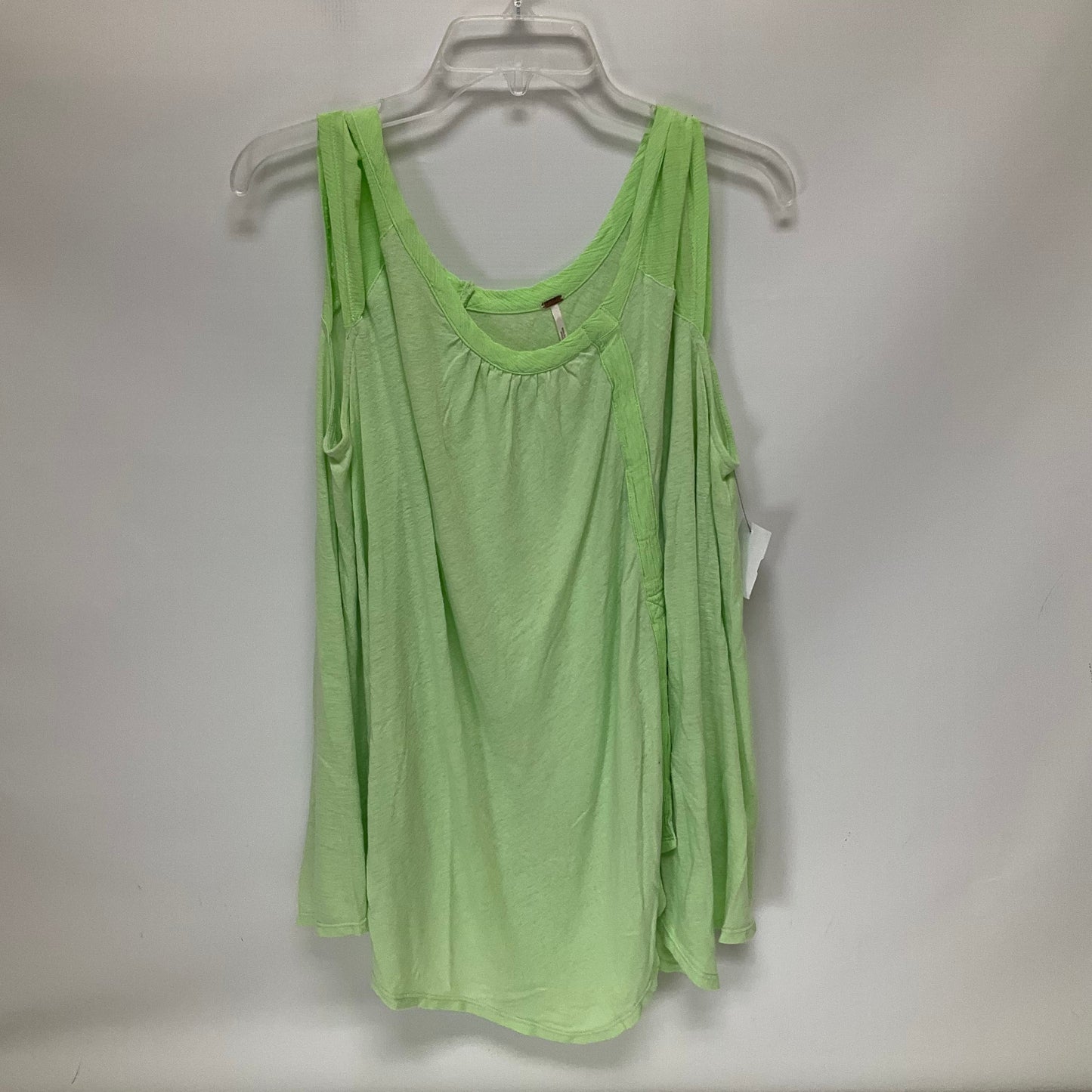 Green Top Short Sleeve Free People, Size M