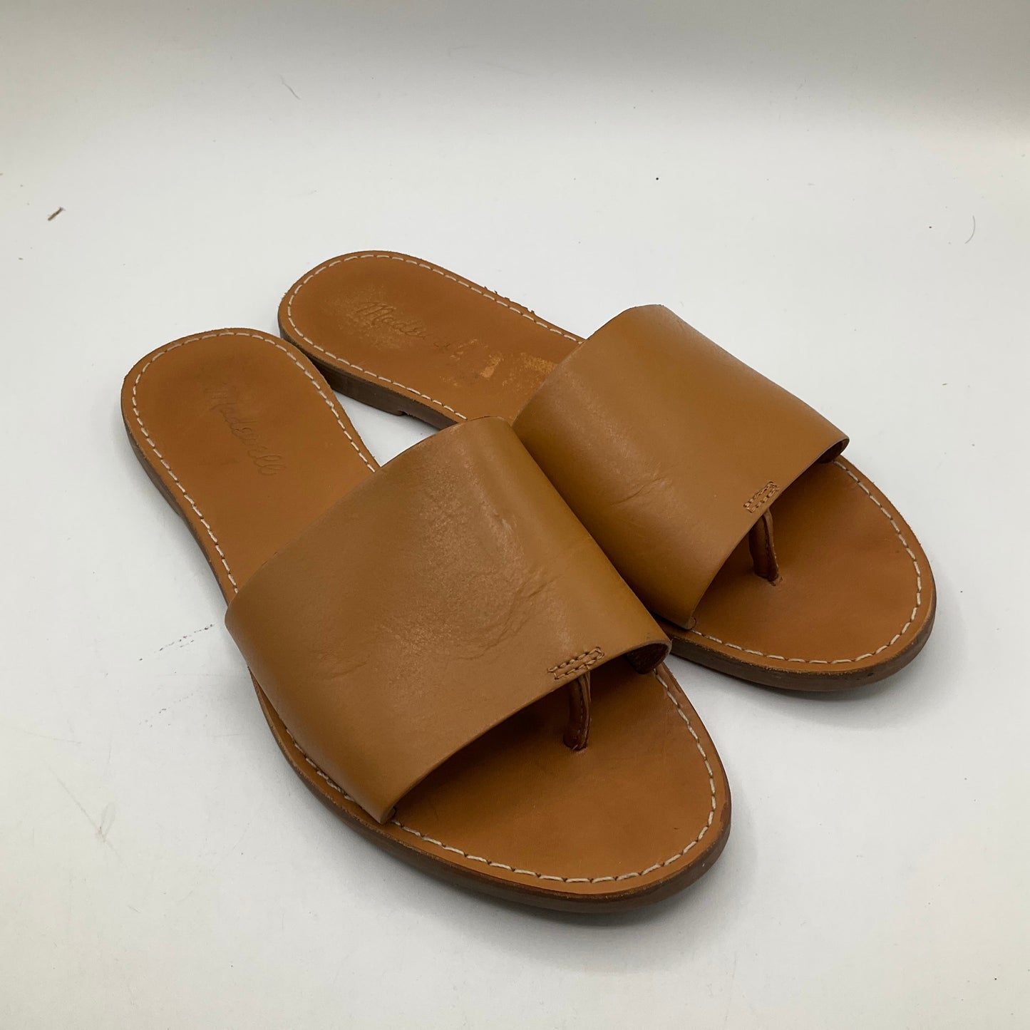 Brown Sandals Flats Madewell, Size 8.5