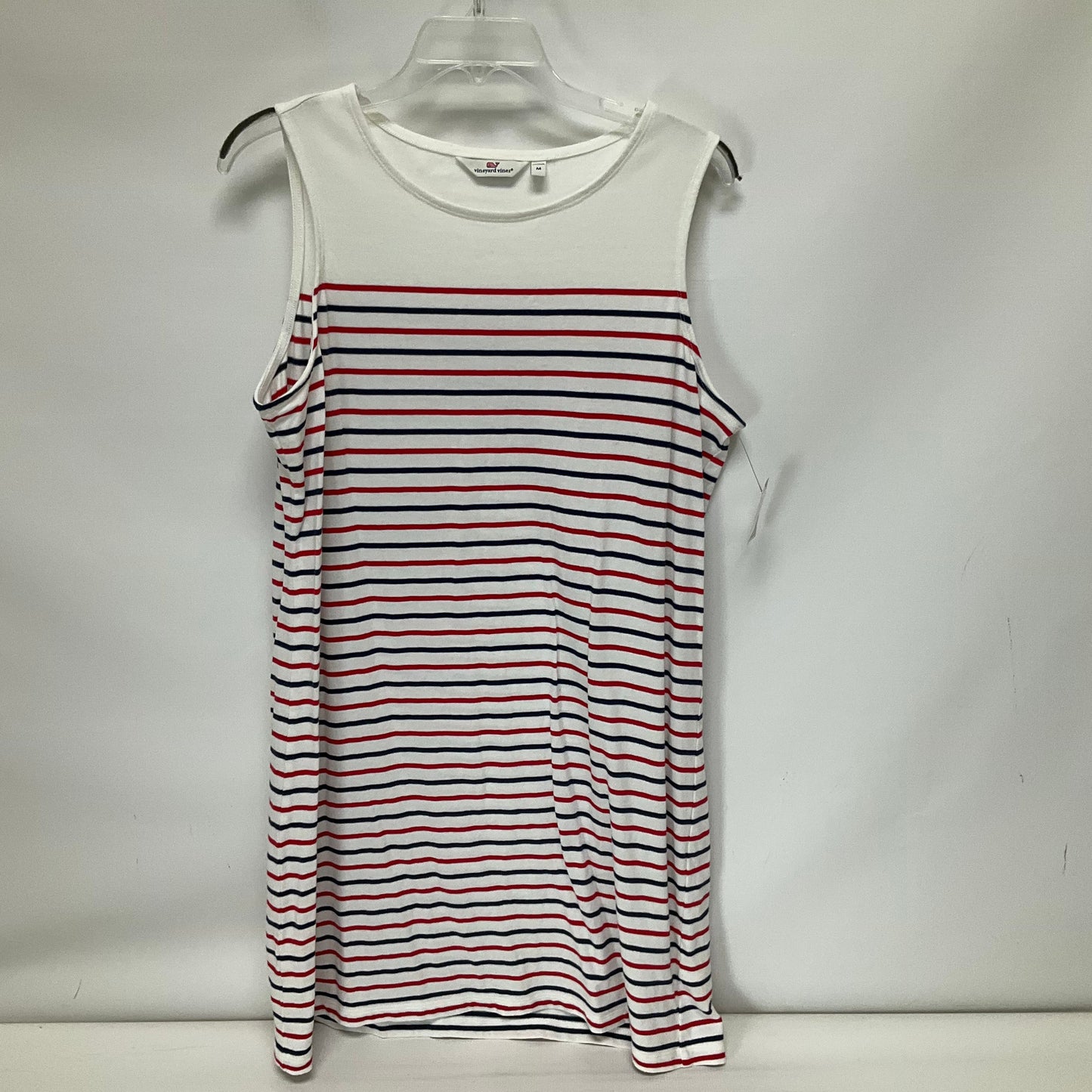 Blue & Red & White Dress Casual Short Vineyard Vines, Size M
