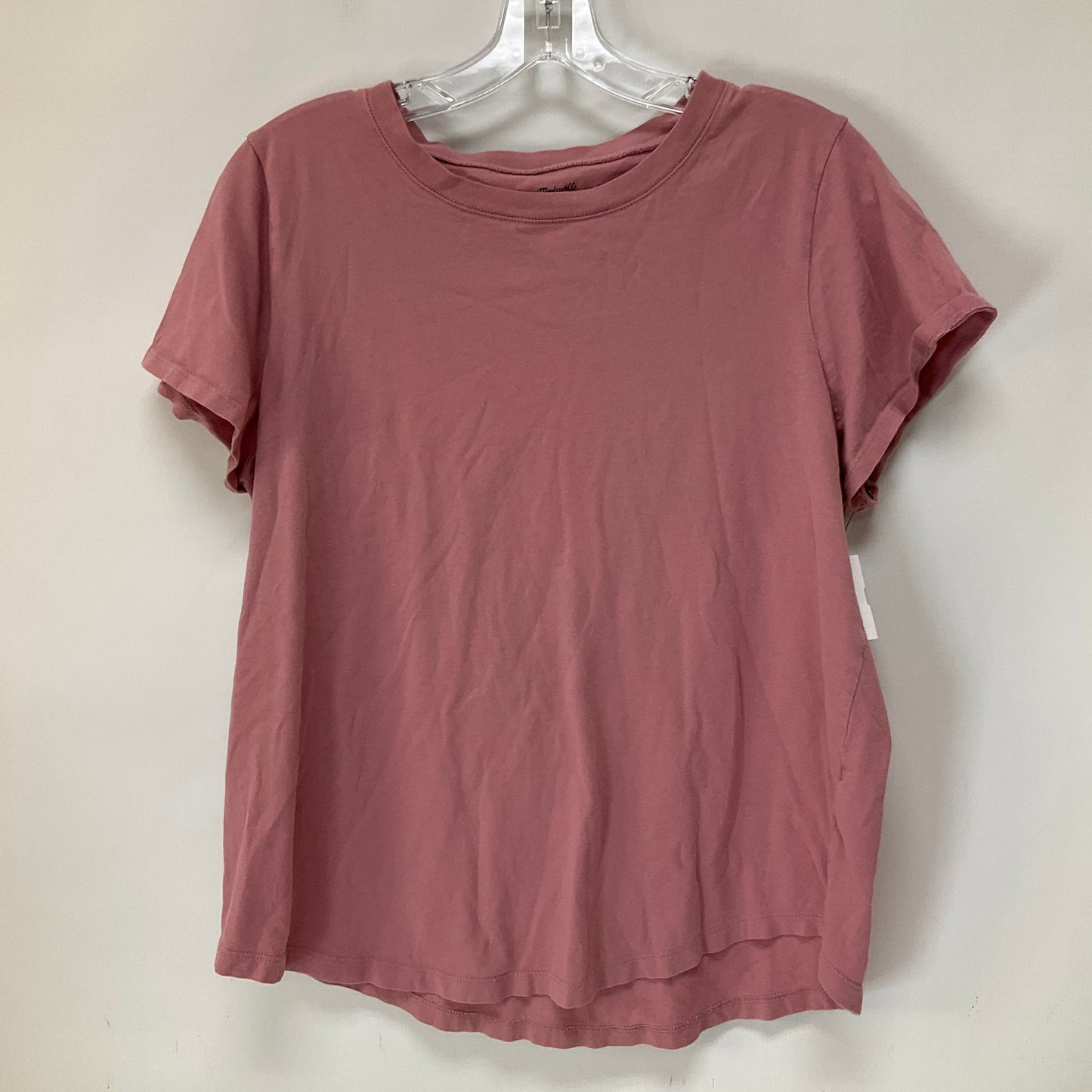 Pink Top Short Sleeve Basic Madewell, Size Xl