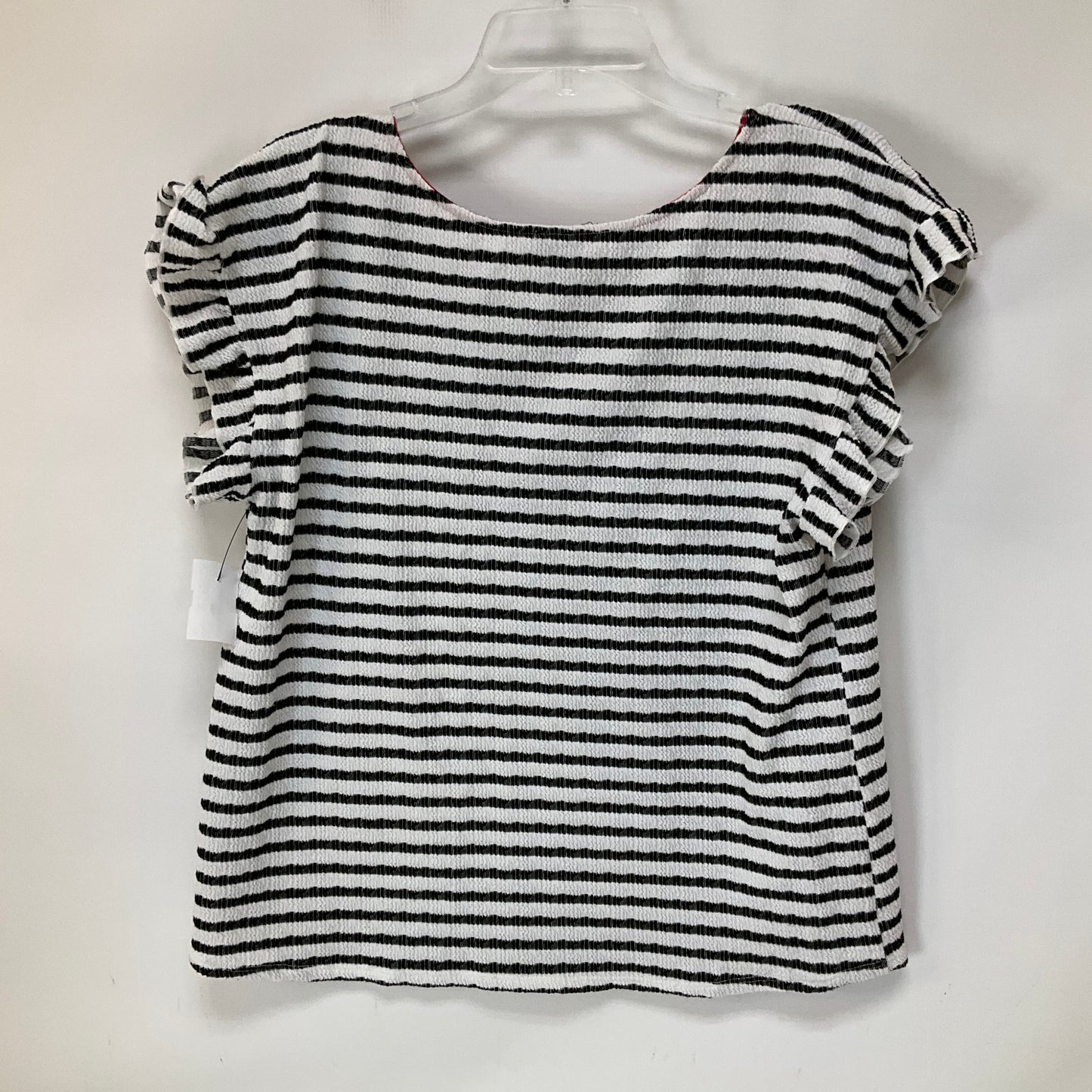 Striped Pattern Top Short Sleeve W5, Size L