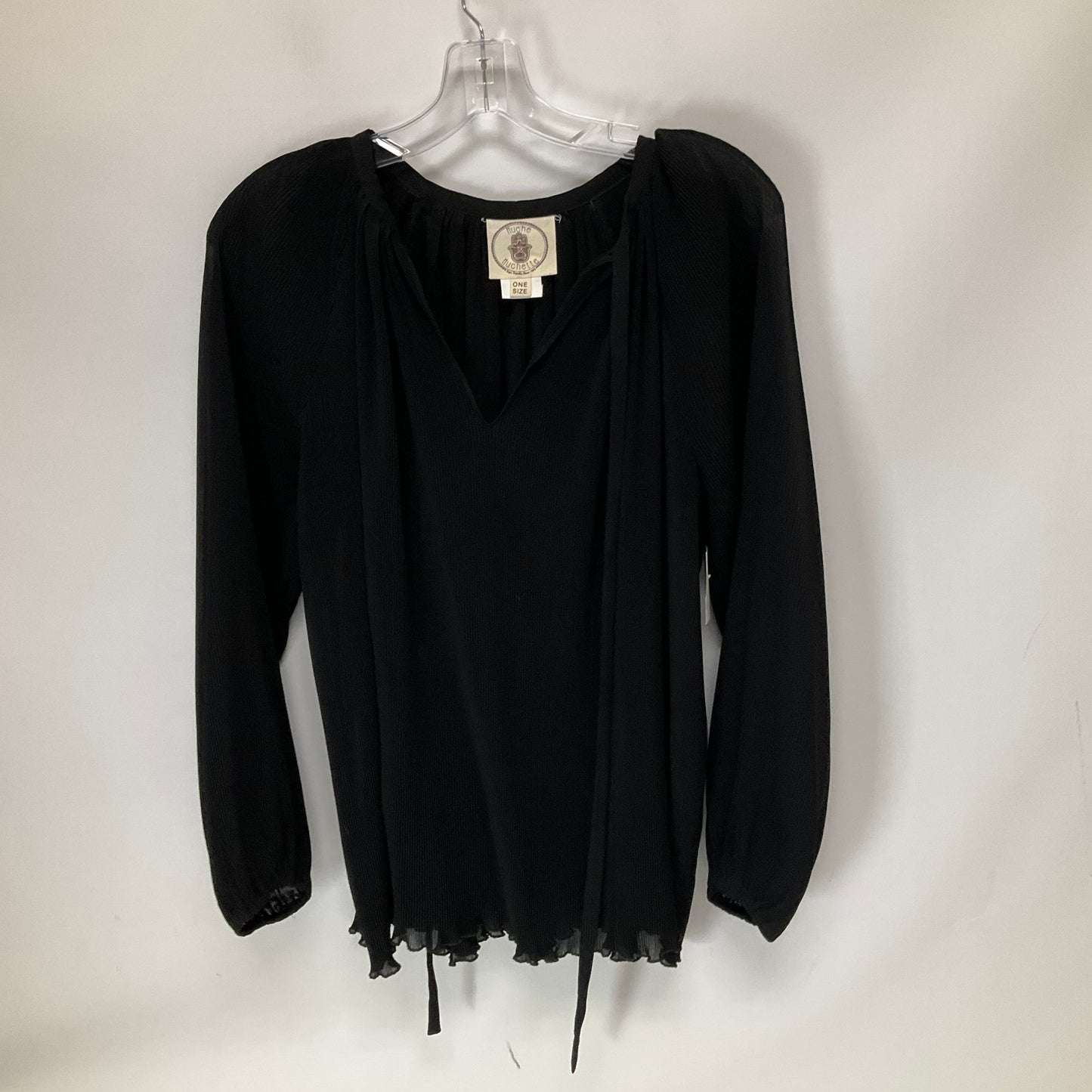 Black Top Long Sleeve Cma, Size Onesize