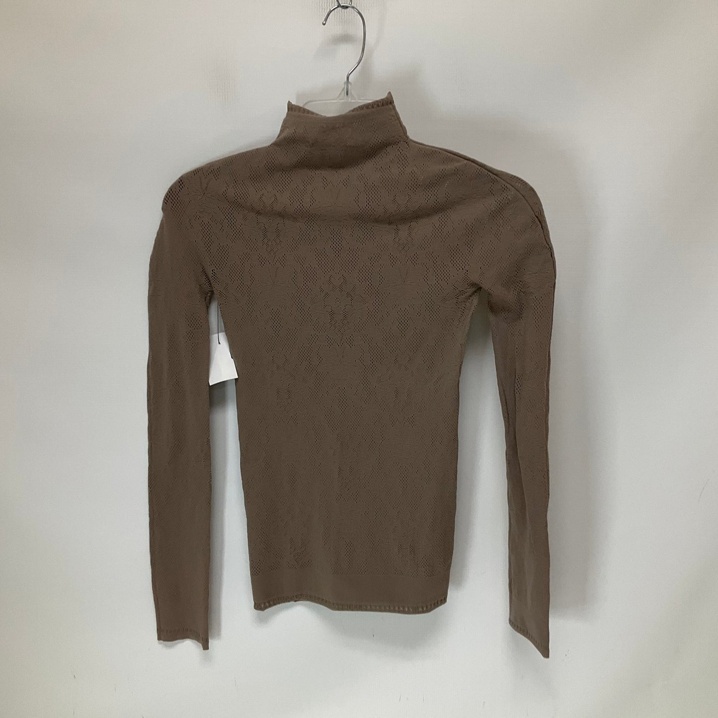 Taupe Top Long Sleeve Free People, Size Xs