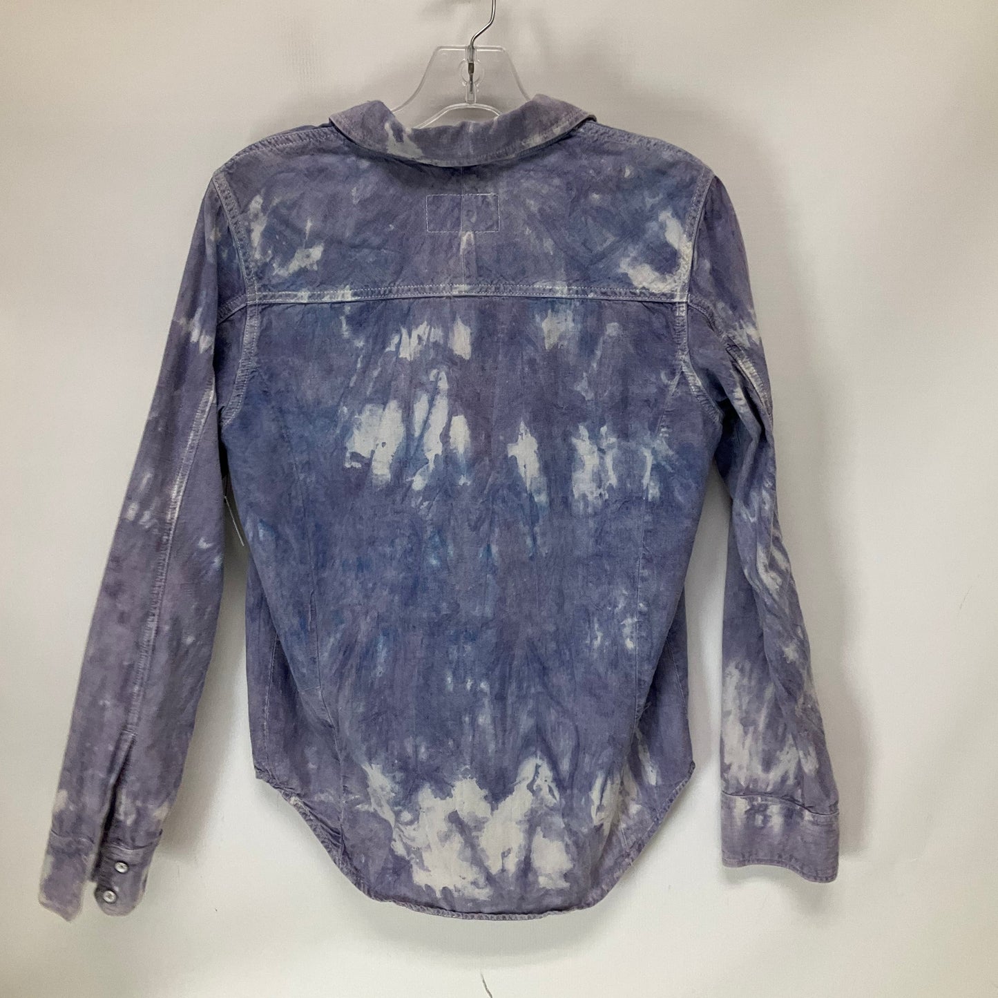 Tie Dye Print Top Long Sleeve Rag & Bones Jeans, Size Xs