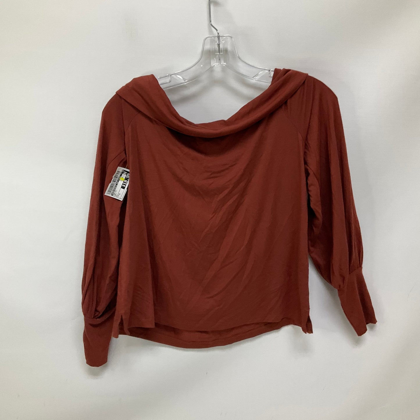 Top Long Sleeve By Abercrombie And Fitch In Red, Size: S