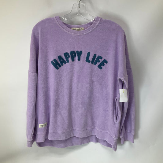 Top Long Sleeve By Simply Southern In Purple, Size: M