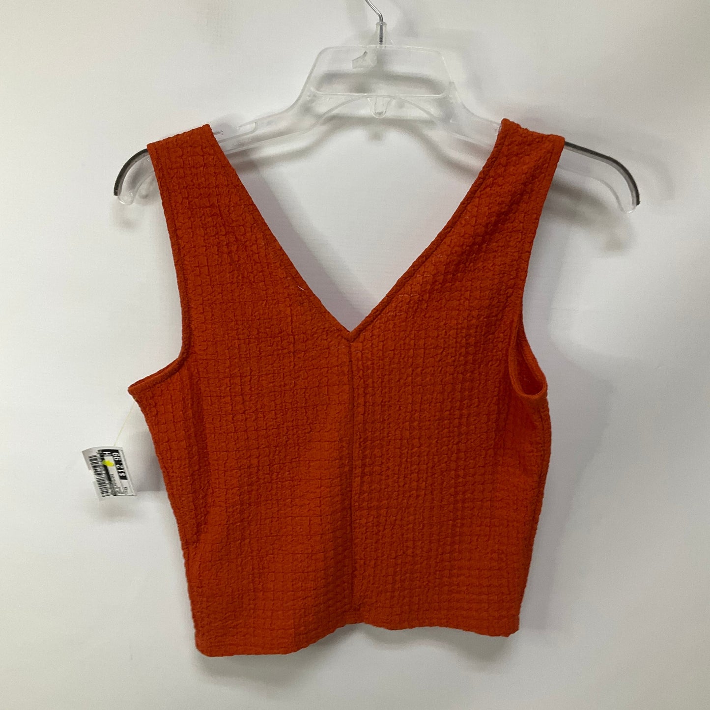 Top Sleeveless By Madewell In Orange, Size: Xs