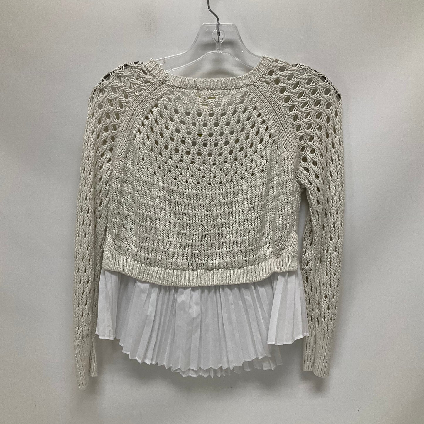 Sweater By Maeve In White, Size: S