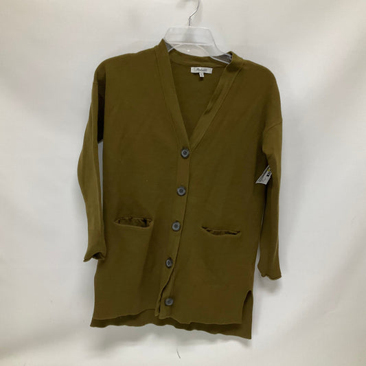 Cardigan By Madewell In Green, Size: Xxs