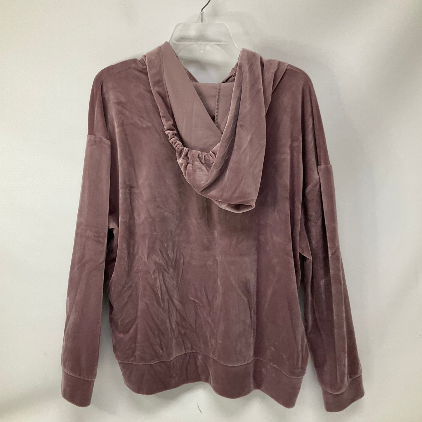 Sweatshirt Hoodie By Peyton Jensen In Mauve, Size: Xl