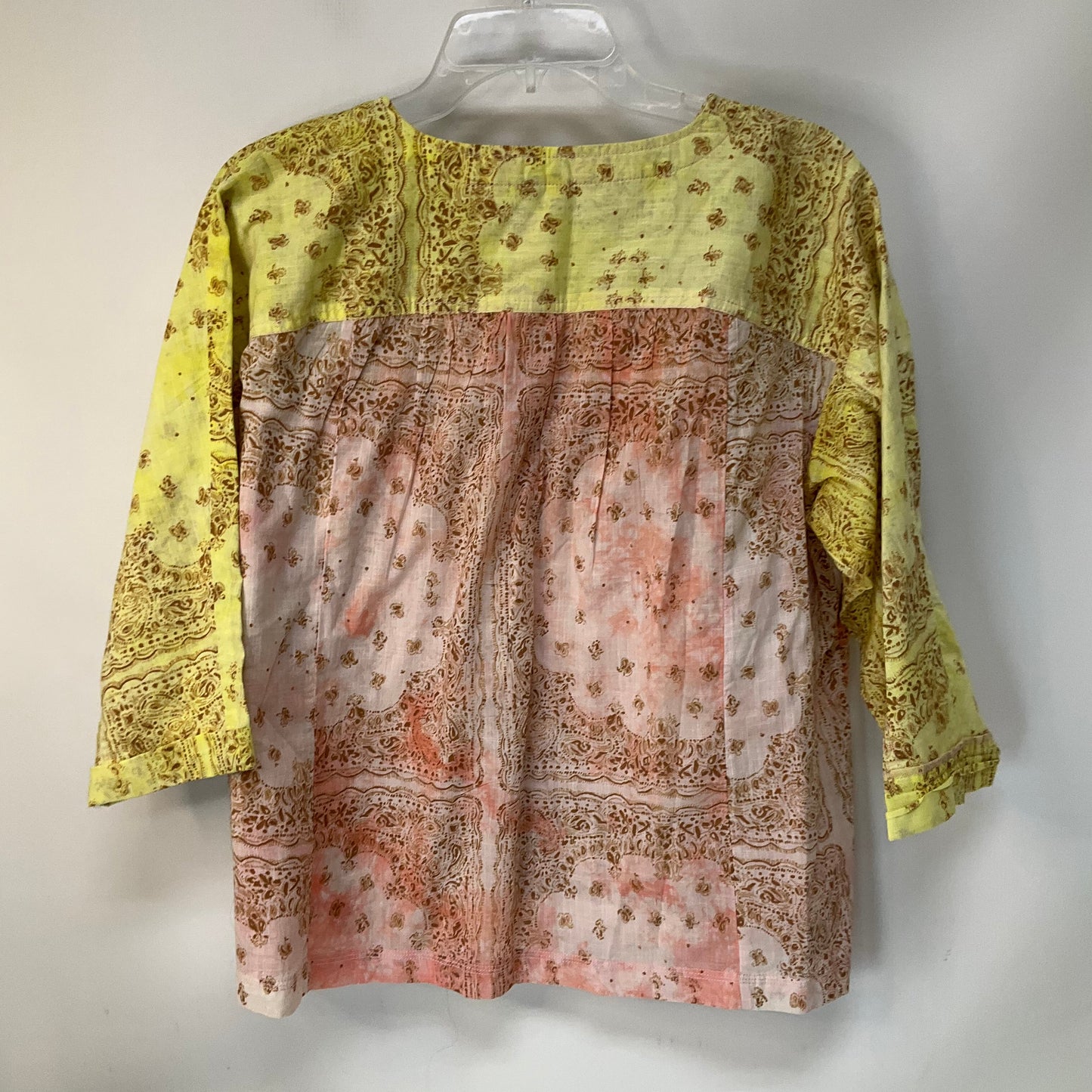 Top Long Sleeve By Pilcro In Multi-colored, Size: Xs