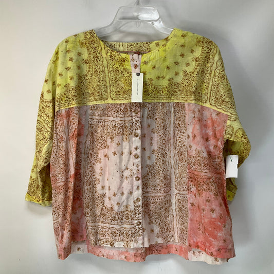 Top Long Sleeve By Pilcro In Multi-colored, Size: Xs