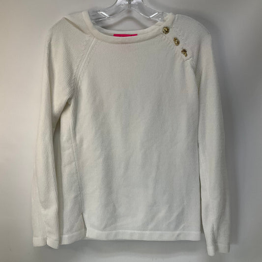 Sweater By Lilly Pulitzer In White, Size: Xs