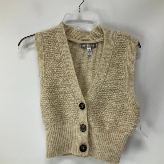 Vest Sweater By Urban Outfitters In Cream, Size: S