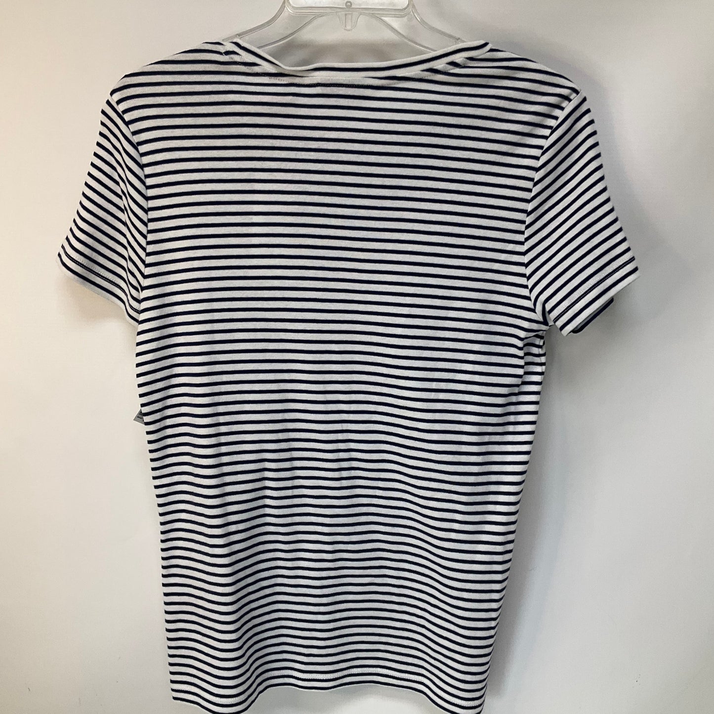 Top Short Sleeve By Vineyard Vines In Striped Pattern, Size: M